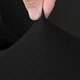 Еластичний захисний чохол Semi Armchair Cover No. 2 - Black XL для крісла з підлокітниками - зображення 2