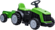 Traktor na akumulator LEAN Toys TR1908T z przyczepą Zielony (5908275992738) - obraz 1
