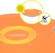 Балансировочная платформа Cornix круглая пластиковая Orange/Grey (XR-0444) - изображение 3
