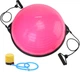 Балансировочная платформа Cornix Bosu Ball полусфера 58 см с эспандерами Pink (XR-0456) - изображение 1