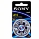 Батарейка цинково-повітряна для слухових апаратів Sony A10 (PR70 / PR536) Zinc-Air 1.45V, 6 штук - зображення 1