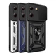 Чехол накладка Guard Shield Armor с кольцом для ZTE Blade A54 Silver - изображение 2