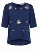 Блузка женская Uttam Boutique синяя, размер S (STK002297-37) - изображение 1