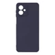 Чехол Silicone Cover с рамкой камеры (A) для Motorola G14 Dark Blue - изображение 1