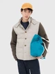 Куртка демисезонная с капюшоном мужская Uniqlo 250895308 L Бежевая с коричневым (1159854459) - изображение 4