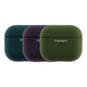 Футляр Spigen Leather Armor с нейлоновым шнурком для Airpods 3 Pitch Green - изображение 2