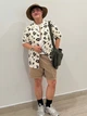 Шорты хлопковые короткие мужские Uniqlo 86193382 2XL Бежевые (1159854977) - изображение 4