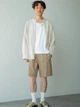 Шорты хлопковые короткие мужские Uniqlo 86193382 2XL Бежевые (1159854977) - изображение 10