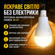 Акумуляторна лампа Rainberg P921 30W (1500 Lm) на двох АКБ 18650, підвісний USB-світильник для дому та кемпінгу - изображение 1