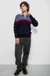 Свитер-обманка мужской, цвет темно-синий, XL, XXL, 161R913 - изображение 2
