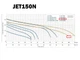 Потужний самовсмоктувальний насос toНасосі JET150N (1.1 кВт) 100 л/хв, напір 53 м (Тр-00025436) - зображення 2