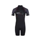 Гідрокостюм Beuchat Optima2 Shorty Man 3 мм Чорно-червоний XXXL - зображення 1