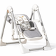Стільчик для годування BabyChair з регульованою спинкою та столиком, шезлонг, колеса, складний X-715 - зображення 3