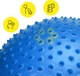 Мяч для фитнеса (фитбол) Cornix 65 см полумассажный Anti-Burst XR-0475 Blue - изображение 7