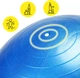 Мяч для фитнеса (фитбол) Cornix 65 см полумассажный Anti-Burst XR-0475 Blue - изображение 8