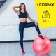 Мяч для фитнеса (фитбол) Cornix 55 см полумассажный Anti-Burst XR-0461 Pink - изображение 6