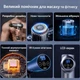 Портативный перкуссионный массажер Lenovo с LCD-экраном и 8 насадками, в кейсе - изображение 8
