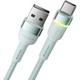 Дата кабель USB 2.0 AM to USB-C 1.0m 3A LED blue Essager (EXCT-XCD03) - зображення 2