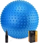 Мяч для фитнеса (фитбол) Cornix 55 см массажный Anti-Burst XR-0467 Blue - изображение 1
