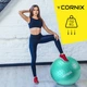 Мяч для фитнеса (фитбол) Cornix 55 см полумассажный Anti-Burst XR-0464 Mint - изображение 4