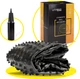 Мяч для фитнеса (фитбол) Cornix 55 см массажный Anti-Burst XR-0466 Black - изображение 7