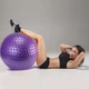 Мяч для фитнеса (фитбол) Cornix 65 см массажный Anti-Burst XR-0484 Violet - изображение 5