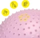 Мяч для фитнеса (фитбол) Cornix 55 см полумассажный Anti-Burst XR-0465 Light Pink - изображение 5
