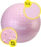 Мяч для фитнеса (фитбол) Cornix 55 см полумассажный Anti-Burst XR-0465 Light Pink - изображение 6