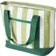 Torba termiczna Boltze Cheerful w pasy 30 x 17 x 40 cm Zielona (4066076473656) - obraz 1
