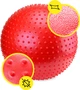 Мяч для фитнеса (фитбол) Cornix 55 см массажный Anti-Burst XR-0470 Red - изображение 8