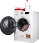 Пральна машина Whirlpool серії FreshCare+ FFWD8649BVUA, фронтальна, повнорозмірна, 54 см, 8/6 кг, 1400, клас С/A/B, 14 програм, пар, дисплей, інвертор, білий з чорним люком - зображення 14