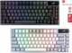 Клавіатура бездротова Asus ROG Azoth RGB WL BT White (90MP031A-BKUA11) - зображення 10