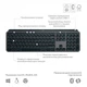 Клавiатура бездротова Logitech MX Keys S Graphite (920-011593) - изображение 5