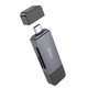 Кардрідер Hoco HB45 Spirit 2-in-1 USB/Type-C 3.0 Black (6942007620529) - зображення 2
