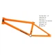 Рама Tall Order 215 V3 Frame - матова помаранчева (Matt Orange) 20.6" - зображення 2