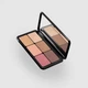 Палетка для макіяжу Kiko Milano Irresistible Total Look - Face Powder Palette - 02 Medium Dark-15г - изображение 1