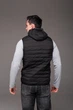Жилетка R&Q чоловіча з капюшоном стьобана 3XL чорна (2474) - зображення 5