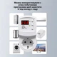Захисна розетка TOMZN TOVS-16Z 16A 220–230V з дисплеєм – реле напруги, захист від перенапруги та заниженої напруги - изображение 3