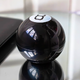 Магический шар предсказатель 10см Magic Ball 8 черный шарик с ответами шар судьбы желаний на русском TC - изображение 1