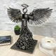 Металлическая статуэтка «Ангел» для дома и офиса. (statuetka-yanhol) - изображение 3