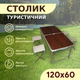 Стол раскладной для пикника и 4 стула (120x60см) Набор туристический переносной столик + стулья TC - изображение 1