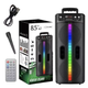 Портативная аккумуляторная акустика (8.5", 40W) Sound Sound беспроводная USB Колонка Bluetooth на аккумуляторе с микрофоном TC 2806 - изображение 7