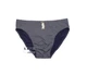 Темно-синие мужские трусы брифы с мелким рисунком Fuko UB 8196 Natural Premium Cotton Briefs L - изображение 1