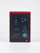 LCD-планшет для рисования TRONIC Schreibtafel детский 8.5–10" с кнопкой стирания красный корпус - изображение 2