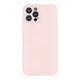 Чохол-накладка скляний матовий із захистом камери Matte AG-Glass для iPhone 12 Pro Pink - зображення 1