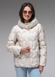 Жіноча ультралегка куртка весняна демісезонна осіння Viva-Wear 6538 3XL молочний 6538-16 - изображение 2