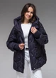 Демісезонна жіноча куртка ультралегка весна-осінь Viva Wear модель 6578 синій 3XL 6578-4 - изображение 5