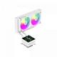 Водяне охолодження GameMax Glacier 240 LCD WH - зображення 1