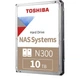 Жорсткий диск Toshiba N300 NAS 10 TB (MN10ADA10TS, HDWG71AEZSTA) - зображення 1