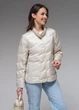 Демісезонна жіноча куртка ультралегка весна-осінь Viva Wear модель 6309 молочна М 6309-2 - зображення 2